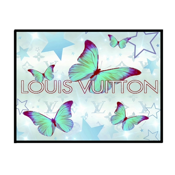 Louis Vuitton 8 1/2x11 Framed Wall Art